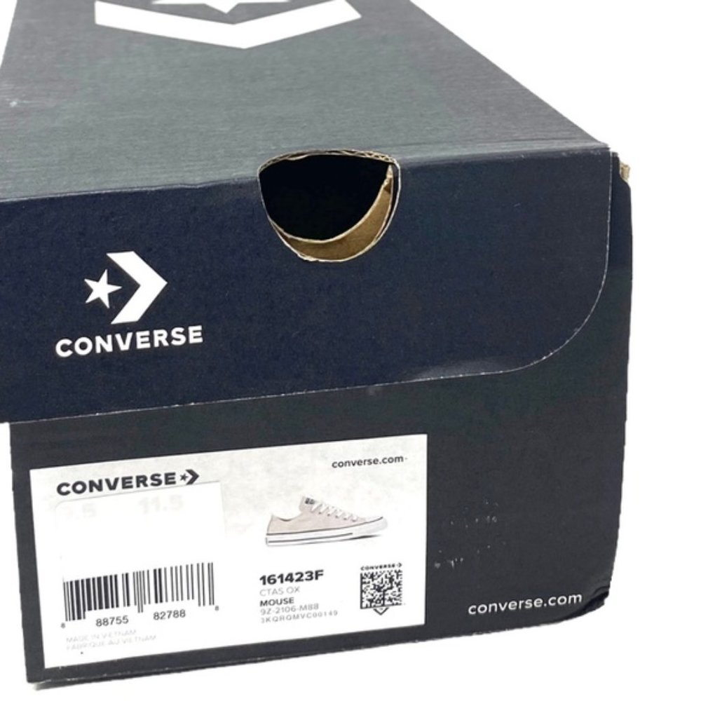 Converse Ctas OX Low Top Shoes Skate Women's Size Sneakers Mouse Canvas 161423F - Picture 10 of 10